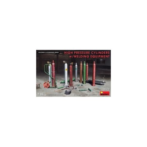 MINI ART 1/35 High Pressure Cylinders w/Welding Equipment