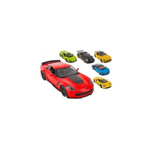 WELLY 1/24 ASSORTMENT CARS 6 pcs