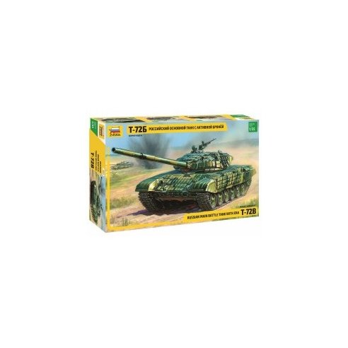 Zvezda 1/35 T-72B Russian Main Battle Tank with ERA