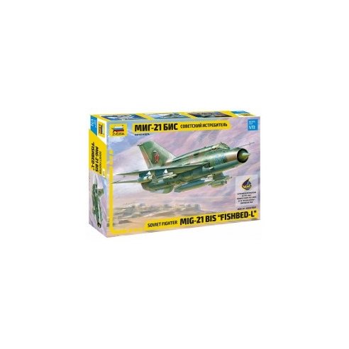 Zvezda 1/72 Soviet Fighter MIG-21 Bis "Fishbed-L"