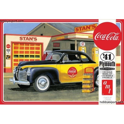 AMT   	1 25 KIT   Plymouth Coupe Coca Cola