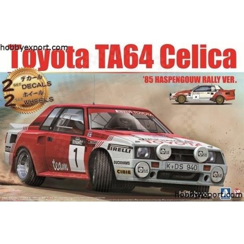 BEEMAX 1/24 Toyota TA64 Celica 1985 Haspengouw Rally Version