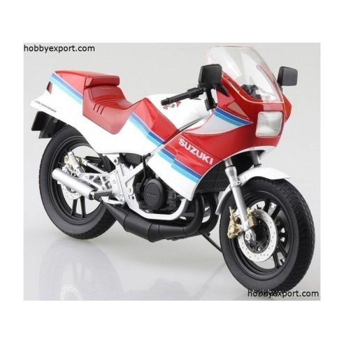 AOSHIMA  	1 12 DIE CAST Suzuki RG250 Gamma Red And White