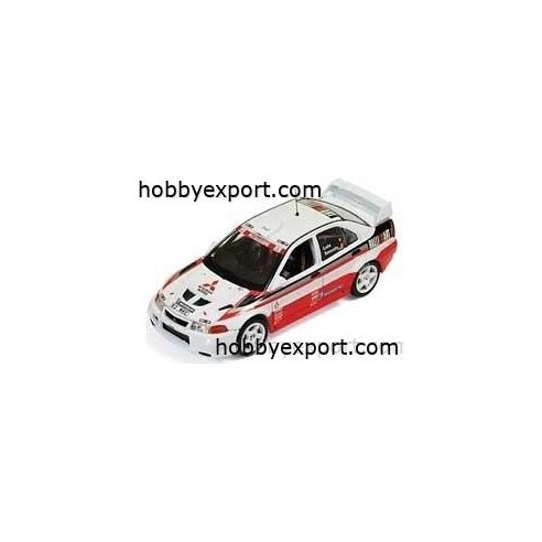 IXO  	1 43 DIE CAST   Mitsubishi Lancer Evo 6 Test Loix Freddy