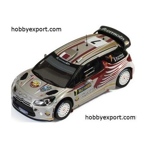 IXO  	1 43 DIE CAST Citroen Ds3 Wrc No. 7 Abe Sweden