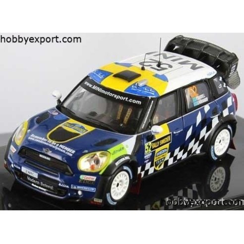 IXO  	1 43 DIE CAST Mini Cooper Wrc Sandell Sweden 2012