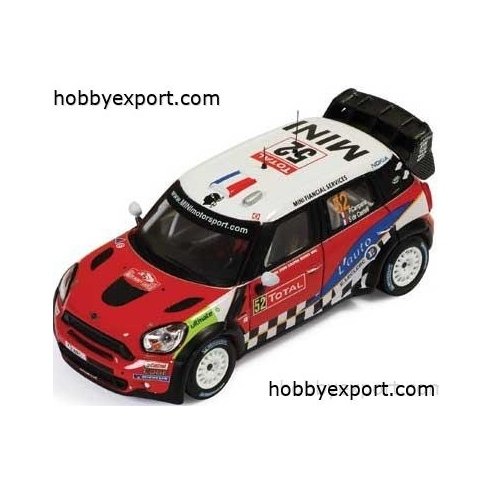 IXO 1 43 DIE CAST  Mini Cooper Wrc No. 52 Campana Monte Carlo