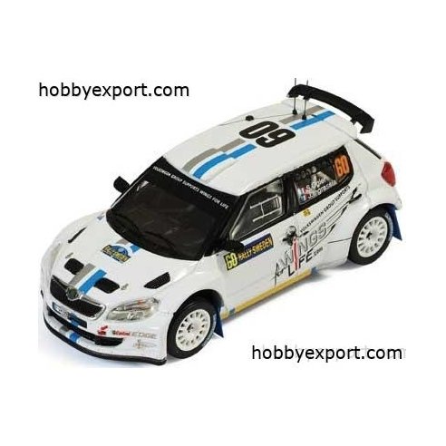 IXO  	1 43 DIE CAST  Skoda Fabia S2000 No. 60 Ogier Sweden