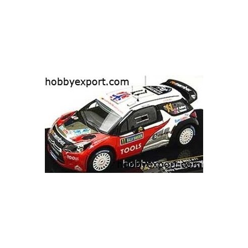 IXO  	1 43 DIE CAST   Citroen Ds3 Wrc Solberg