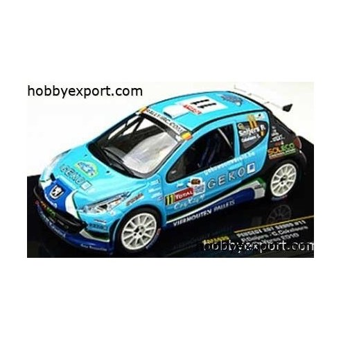 IXO 1 43 DIE CAST   Peugeot 207 S2000 Snijers Ypres 2010