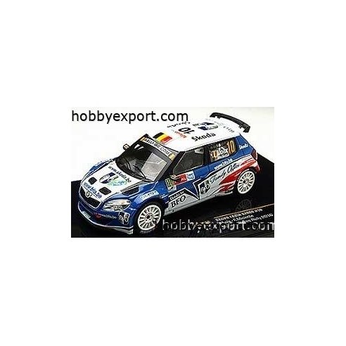 IXO   	1 43 DIE CAST  Skoda Fabia S2000 Loix Freddy Ypres 2010