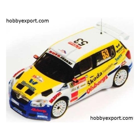 IXO 	1 43 DIE CAST   Skoda Fabia S2000 Anderson Portugal 2010