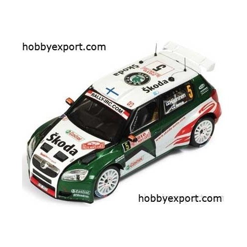 IXO  	1 43 DIE CAST   Skoda Fabia S2000 Hanninen Monte Carlo 2010