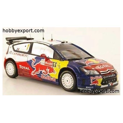 IXO  	1 43 DIE CAST   Citroen C4 Wrc Loeb Mexico Red Bull 2010