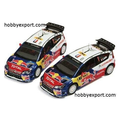 IXO 1 43 DIE CAST  Citroen C4 Wrc Set 2 Cars Loeb Sordo Catalunya