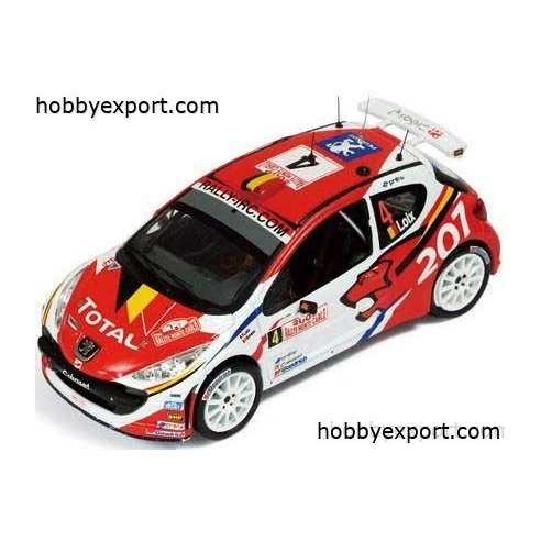 IXO 	1 43 DIE CAST Peugeot 207 S2000 Loix Freddy Monte Carlo 207 2009