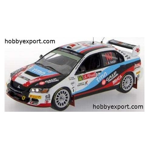 IXO 1 43 DIE CAST Mitsubishi Lancer Evo 9 Araujo Portugal 2009