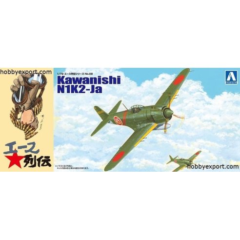 Aoshima 1 72 KIT KAWANISHI NIK2J ACE FIGHTERS STORY