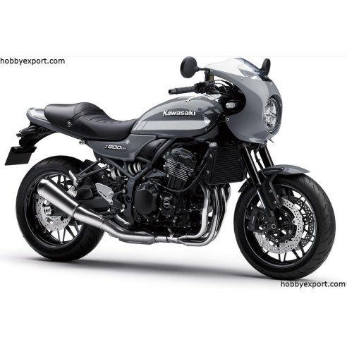 Aoshima  	1 12 DIE CAST KAWASAKI Z900RS CAFE PEARL STORM GRAY