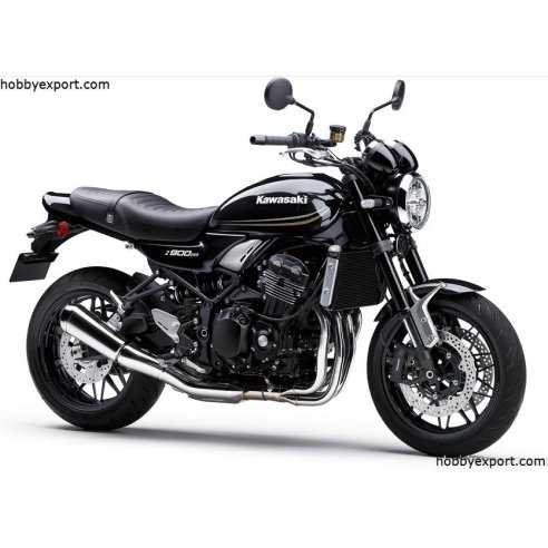 Aoshima   	1 12 DIE CAST KAWASAKI Z900RS METALLIC SPARK BLACK