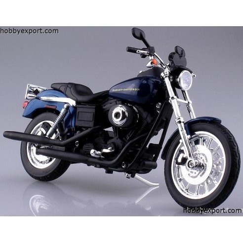 Aoshima 1 12 DIE CAST HARLEY DAVIDSON 2004 DYNA SUPER GLIDE SPORT