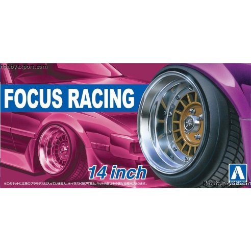 Aoshima 1 24 ACCESSOIRES FOCUS RACING 14INCH