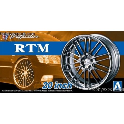 Aoshima 	1 24 ACCESSOIRES TRAFFICSTAR RTM 20INCH