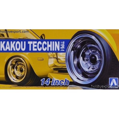 Aoshima  	1 24 ACCESSOIRES KAKOUTECCHIN TYPE1 14 INCH