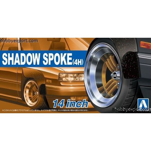 Aoshima 1 24 ACCESSOIRES SHADOWSPOKE 14INCH