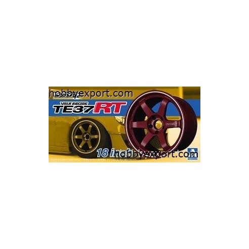 Aoshima  	1 24 ACCESSOIRES VOLK RACING TE37RT 18INCH