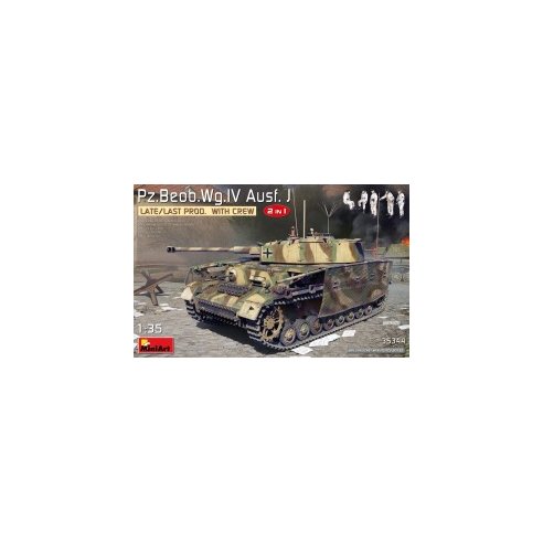 MINI ART 1/35 Pz.Beob.Wg.IV Ausf. J Late/Last Prod. 2in1 with Crew