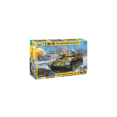 Zvezda 1/35 Soviet Medium Tank Mod. 1942 T-34/76