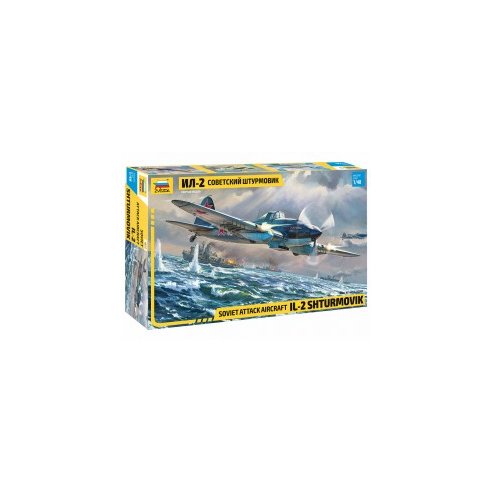 Zvezda 1/48 Soviet Attack Aircraft IL-2 Shturmovik