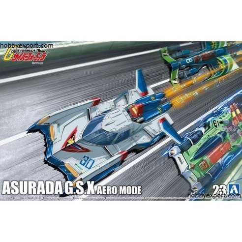 Aoshima  	1 24 KIT  Cyber Formula Asurada G.S.X Aero Mode