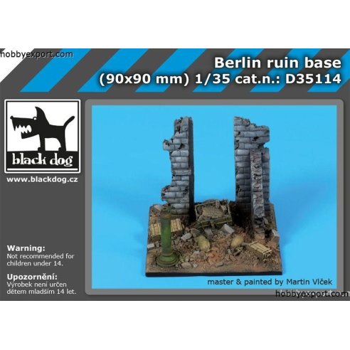 Black Dog   	1 35 KIT  BERLIN RUIN BASE