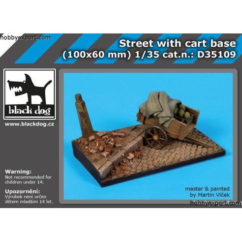 Black Dog  1 35 KIT STREET WITH CART BASE