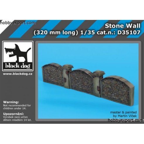 Black Dog  	1 35 KIT STONE WALL