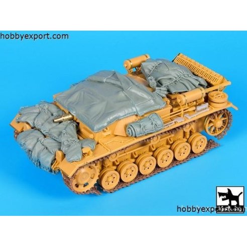 Black Dog  1 35 GRADE UP STUG III D ACCESSORIES SET