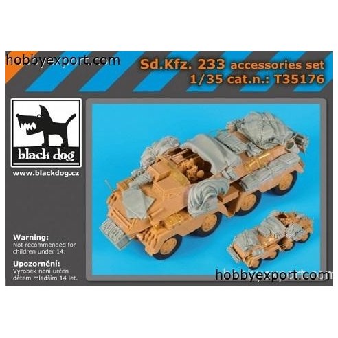 Black Dog    1 35 GRADE UP SDKFZ 233 ACCESSORIES