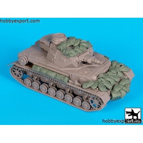 Black Dog  1 35 GRADE UP PANZER IV F1 ACCESSORIES SET