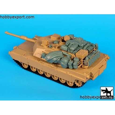 Black Dog  1 35 GRADE UP ABRAMS M1A1 ACCESSORIES SET