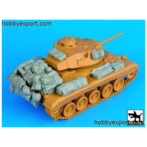 Black Dog  1 35 GRADE UP M24 CHAFFEE ACCESSORIES SET