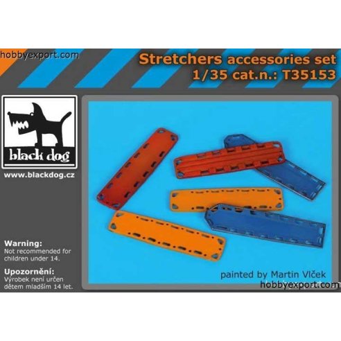 Black Dog  1 35 KIT STRETCHERS ACCESSORY SET