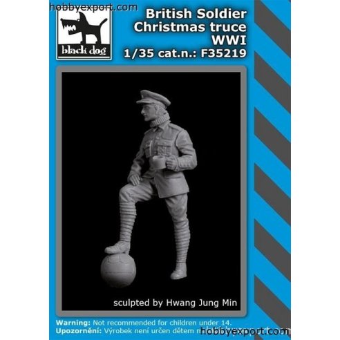 Black Dog  1 35 KIT  BRITISH SOLDIER CHRISTMAS TRUCE WWI