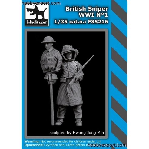 Black Dog   1 35 KIT BRITISH SNIPER WWI N°1