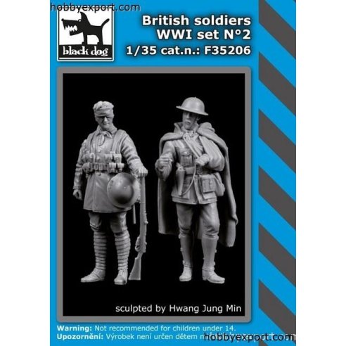 Black Dog  1 35 KIT   BRITISH SOLDIER WWI SET N°2