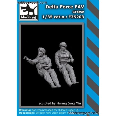 Black Dog  	1 35 KIT  DELTA FORCE FAV CREW