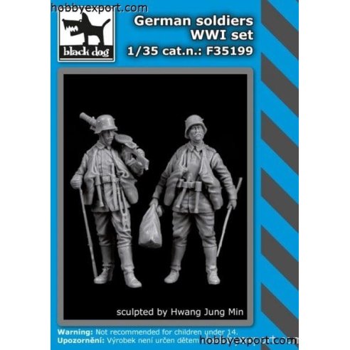 Black Dog  1 35 KIT GERMAN SOLDIER WWI SET