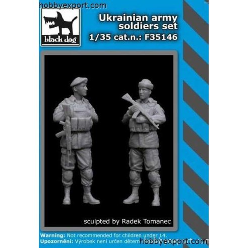 Black Dog 	1 35 KIT UKRAINIAN ARMY SOLDIERS SET