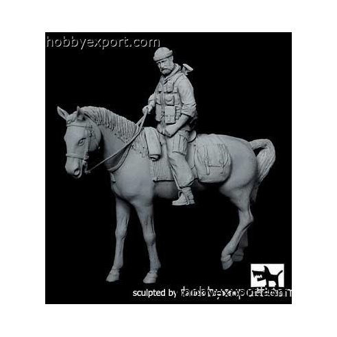 Black Dog  	1 35 KIT US SPECIAL FORCES ON HORSE